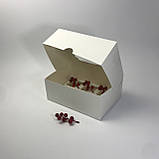 Коробка для капкейків (6 шт), 255*190*100 мм,з вікном, біла, фото 5