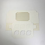 Коробка для капкейків (6 шт), 255*190*100 мм,з вікном, біла, фото 7