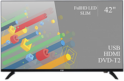 Телевізор Ergo 42" FullHD/DVB-T2/USB (1920×1080)