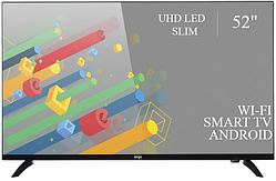 Телевізор Ergo 52" Smart-TVB-T2/USB (1920×1080) Android 13.0 Адаптивний 4К/UHD