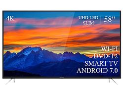 Телевізор Thomson 58" Smart-TVB-T2/USB (1920×1080) Android 13.0 4К/UHD