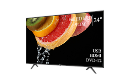 Телевізор Hisense 24" FullHD/DVB-T2/USB (1920×1080)