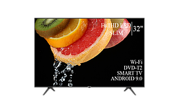 Телевізор Hisense 32" Smart-TV/Full HD/DVB-T2/USB (1920×1080) Android 13.0