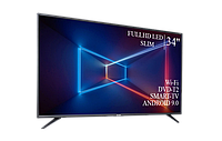 Телевізор з пультом Sharp 34" Smart-TV/Full HD/DVB-T2/USB Android 13.0