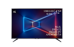 Телевізор Sharp 52" Smart-TVB-T2/USB Android 13.0 АДАПТИВНИЙ 4К/UHD