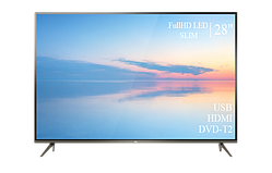 Телевізор TCL 28" FullHD/DVB-T2/USB