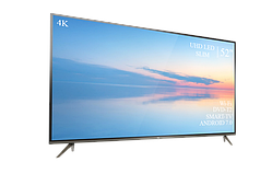 Телевізор до вітальні TCL 52" Smart-TVB-T2/USB Android 13.0 АДАПТИВНИЙ 4К/UHD