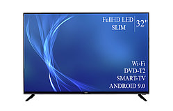 Телевізор Bravis 32" з пультом і Smart-TV/Full HD/DVB-T2/USB  Android 13.0