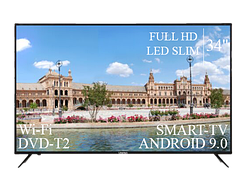 Телевізор Liberton 34" Smart-TV/Full HD/DVB-T2/USB Android 13.0 + подарунок