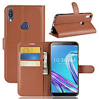 Чехол-книжка Deexe Book Type для ASUS Zenfone Max Pro (M1) ZB601KL / ZB602KL - Brown