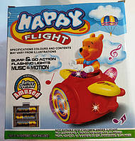 Музична іграшка вінні пух на літаку дитяча