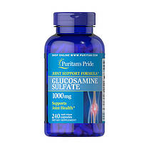 Глюкозамін сульфат Puritan's Pride Glucosamine Sulfate 1000 mg 240 таб Для суглобів і зв'язок, фото 2