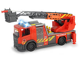 Пожежна машина Dickie Toys "Сканія" з телескопічною драбиною, звук і світло еф 35 см (3716017)
