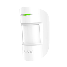Бездротовий датчик руху і розбиття Ajax CombiProtect white