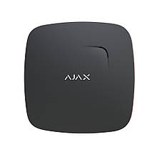 Бездротовий датчик детектування діму Ajax FireProtect black