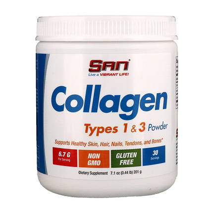 Колаген SAN Collagen Types 1&3 Powder 201 р Топ продаж, фото 2