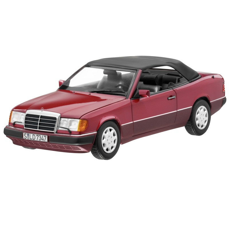 Модель Mercedes-Benz 300 CE-24 Cabriolet A124 (1992-1993), Almandine Red Metallic, 1:18 Scale, артикул