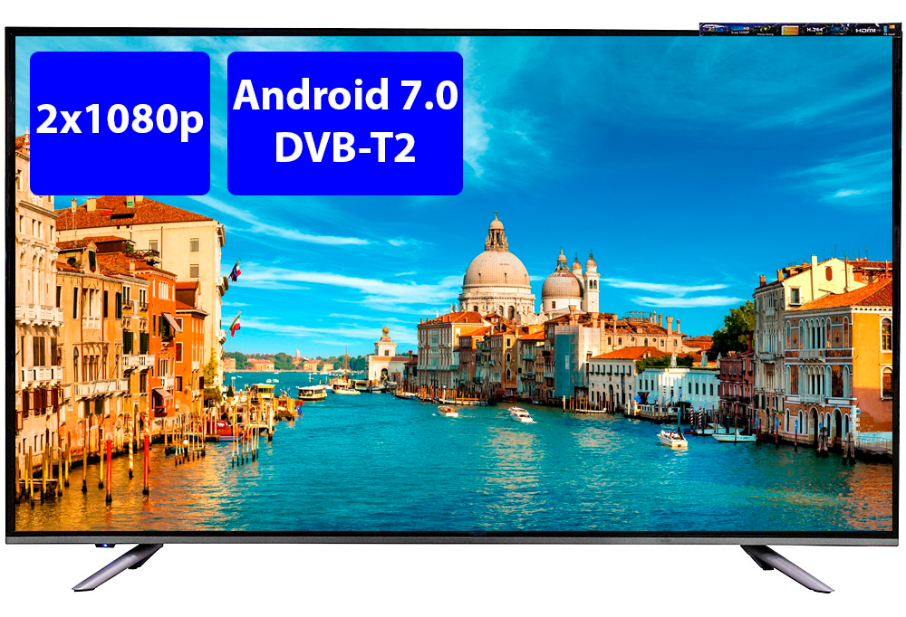 Телевізор LED TV 52" SmartTV 2К DVB-T2 HDMI USB VGA