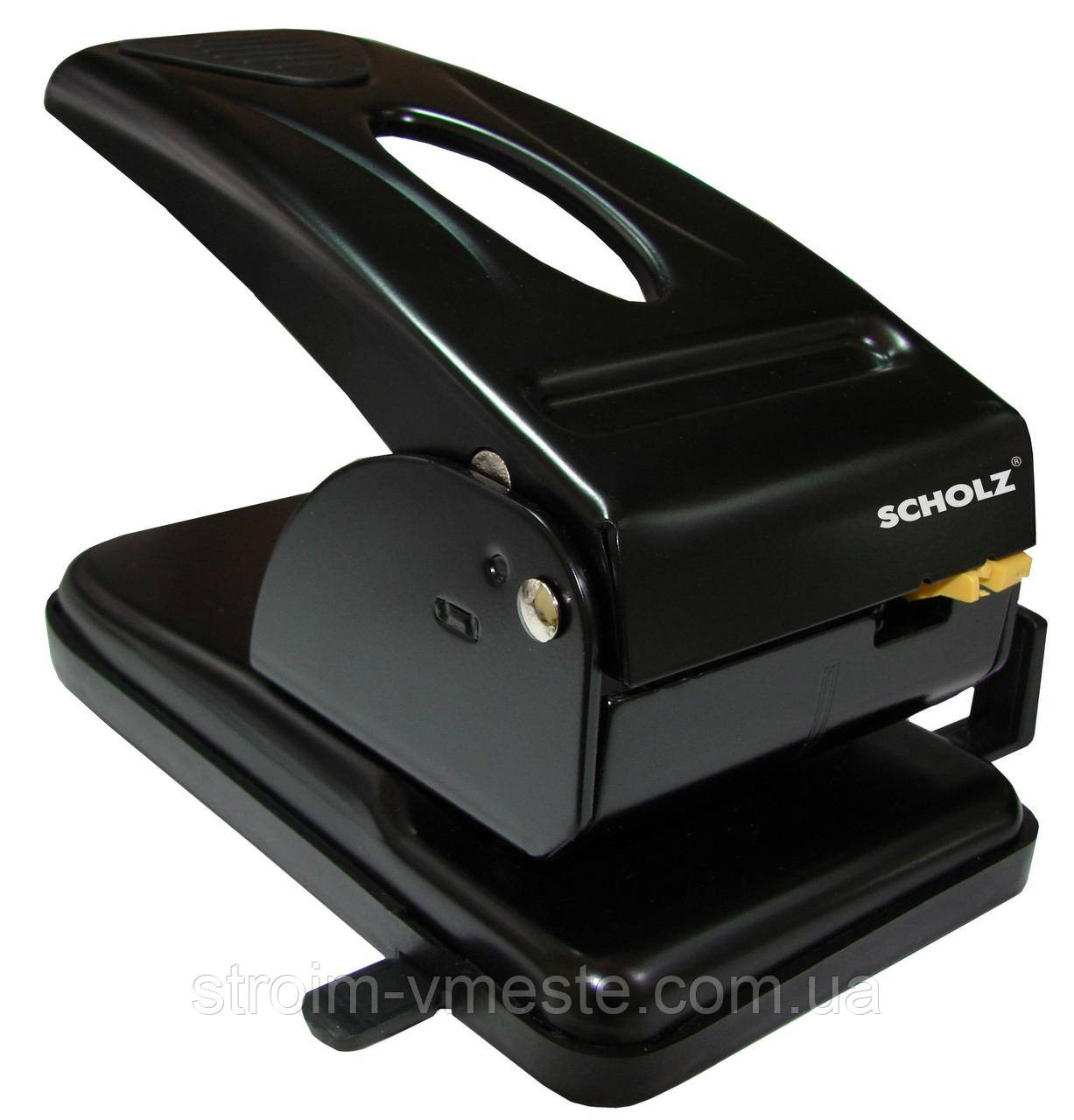 Купить Дырокол для бумаги с линейкой SCHOLZ 4326 8 см 70 л черный, цена ...