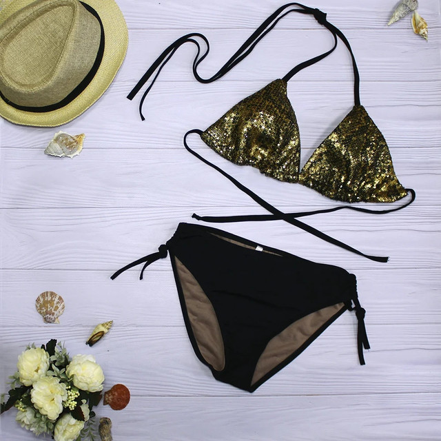 Купить Раздельный купальник с пайетками, цена 150 ₴ — Prom.ua (ID ...