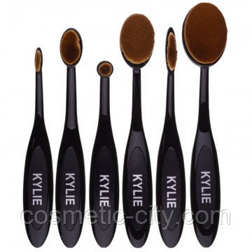 Набір пензлів для коригувальних засобів Kylie (6 шт.), фото 1