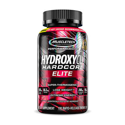 Жіросжігателя MuscleTech Hydroxycut Hardcore Elite 100 капс, фото 2