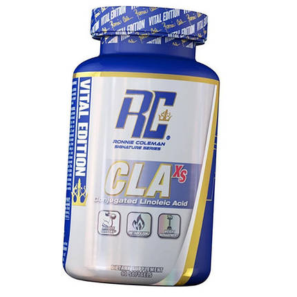 Кон'югована лінолева кислота Ronnie Coleman CLA XS 90 гел капс Для зниження ваги, фото 2