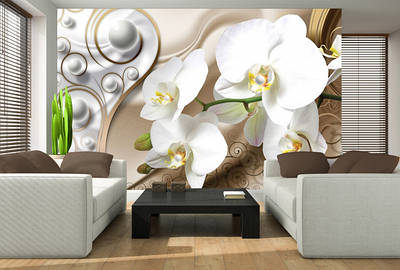Фотошпалери 3D Орхідеї