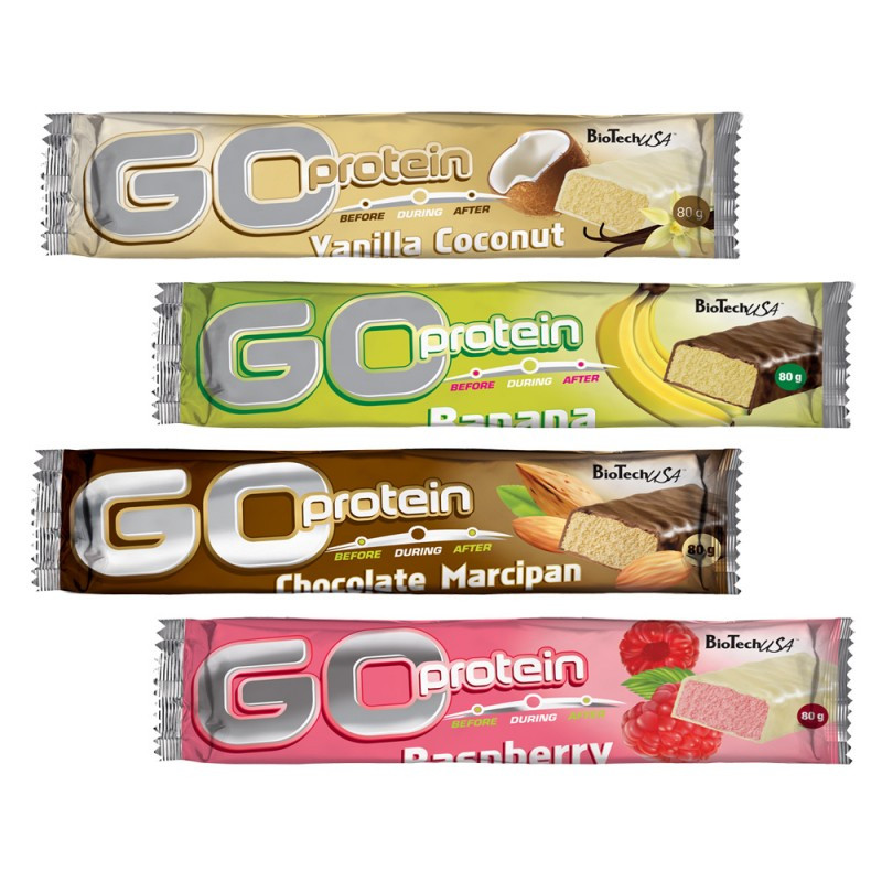 Протеїновий батончик BioTech Go Protein Bar 80 г