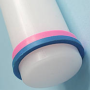 Скалка пластикова гладка з обмежувачами 33 см, фото 2