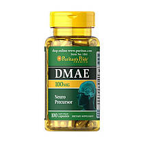 Дмае Puritan's Pride DMAE 100 mg 100 кап диметиламіноетанол, фото 3