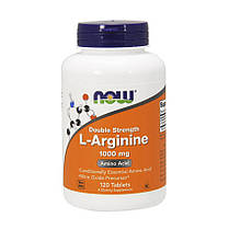 Амінокислота Аргінін NOW L-Arginine 1000 mg 120 таб, фото 5
