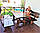 Gartenmöbel aus Massivholz 1600x800 vom Hersteller für ein Gartenhaus, Café, Möbelset - 07, фото 5