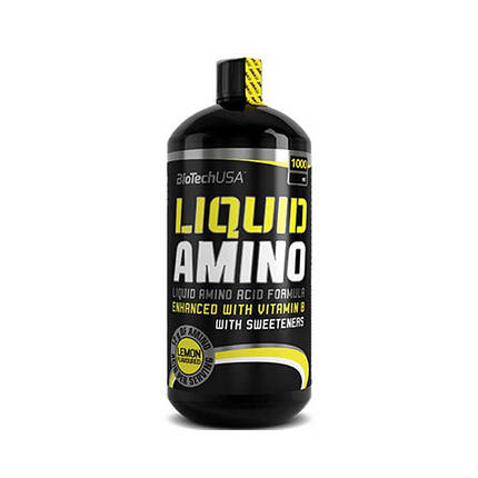 Амінокислоти рідкі BioTech Liquid Amino 1000 мл Лимон, фото 3
