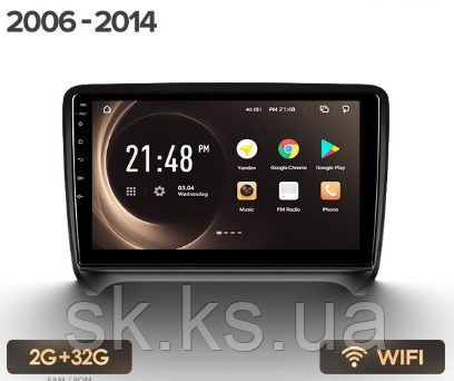 Junsun 4G Android магнітола для Audi TT 2 8J 2006 - 2014 2ГБ ОЗУ + 32