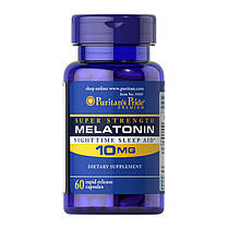 Мелатонін Puritan's Pride Melatonin 10 mg 60 капс, фото 2