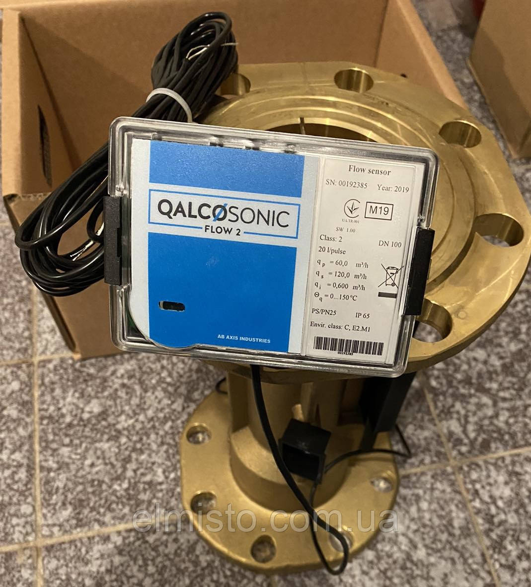 Ультразвуковий фланцовий лічильник води QALCOSONIC FLOW2 100-60 Dn100 Qn60,0