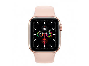 Смарт-Apple Watch Series 5 GPS, 44mm Gold Aluminium Case with White Sport Band Model A2093
