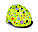 Защитный детский шлем Globber Цветы зеленый с фонариком 48-53см (XS/S) 507-106, фото 4