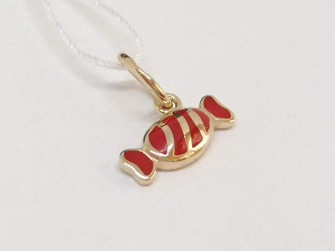 Золота підвіска з емаллю. 130297Е