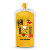 Натуральне фруктове пюре Bob Snail Манго 400 г