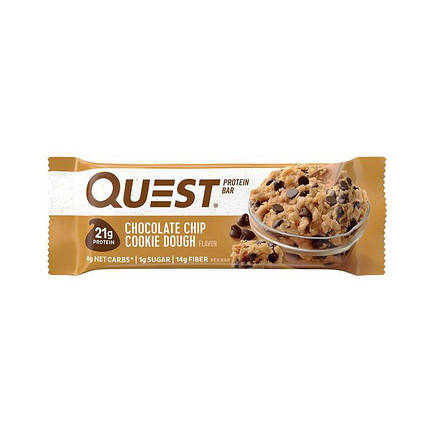 Протеїновий батончик Quest Protein Bar 60 г шоколадна крихта, фото 2