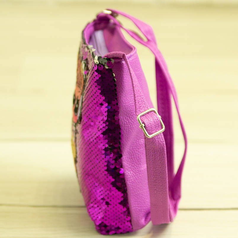 Детская сумочка ЛОЛ с пайетками - №19-41-3 - Фиолетовый Snow Angel, фото 2