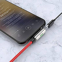 Адаптер HOCO 3-in-one Lightning cable to charging/Sync/Audio LS28 0.22m 2.4A