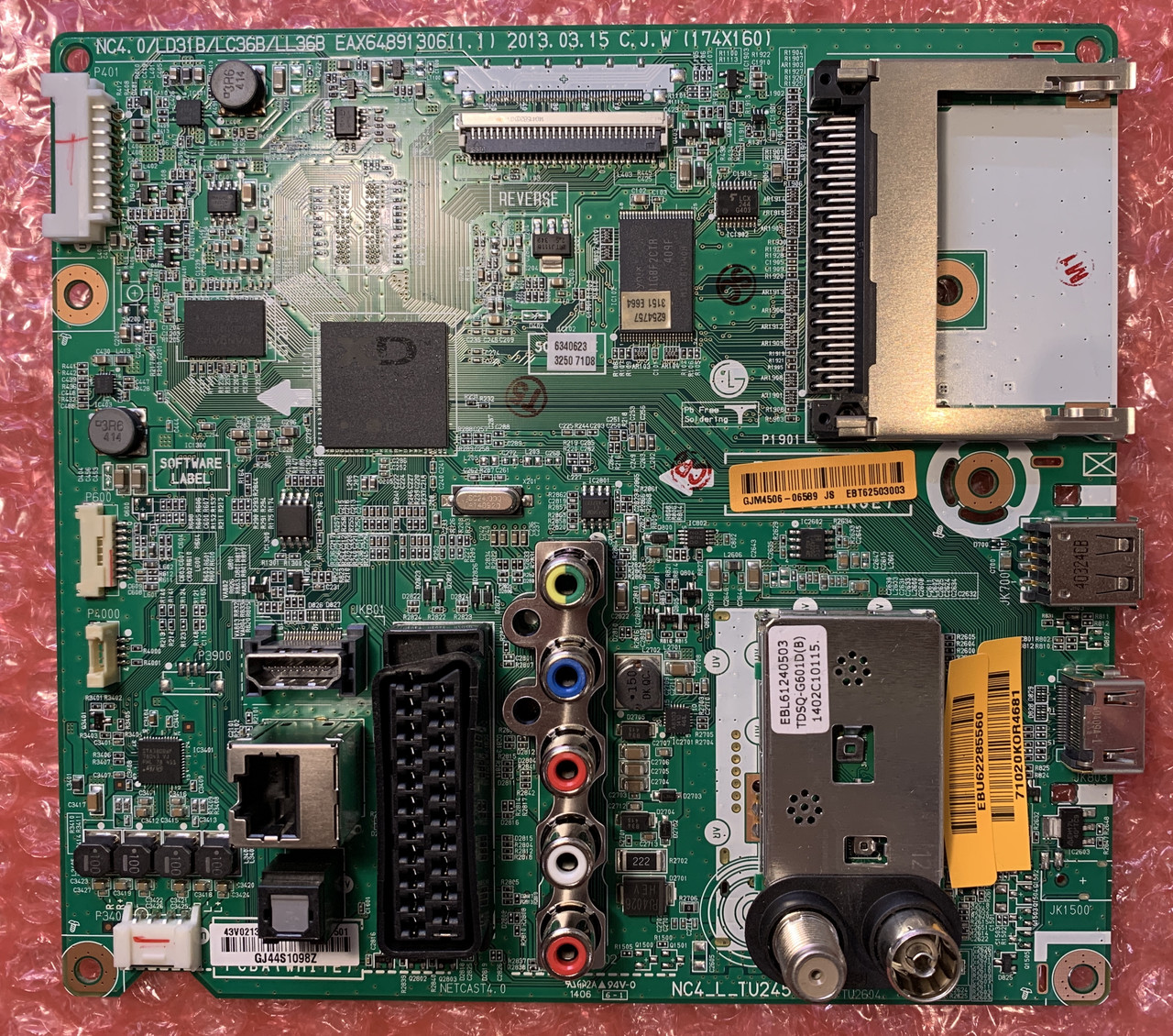 Плата Main для телевізора LG 32LN536U EBR76922710 EAX64891306 (1) LD31B, фото 1