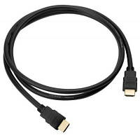 Шнур HDMI, штекер - штекер, Vers-1.4, О6мм, 1м, чорний