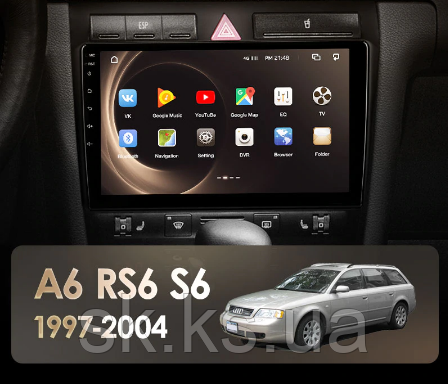 Junsun 4G Android магнітолу для Audi A6 C5 1997-2004 S6 2 1999-2004
