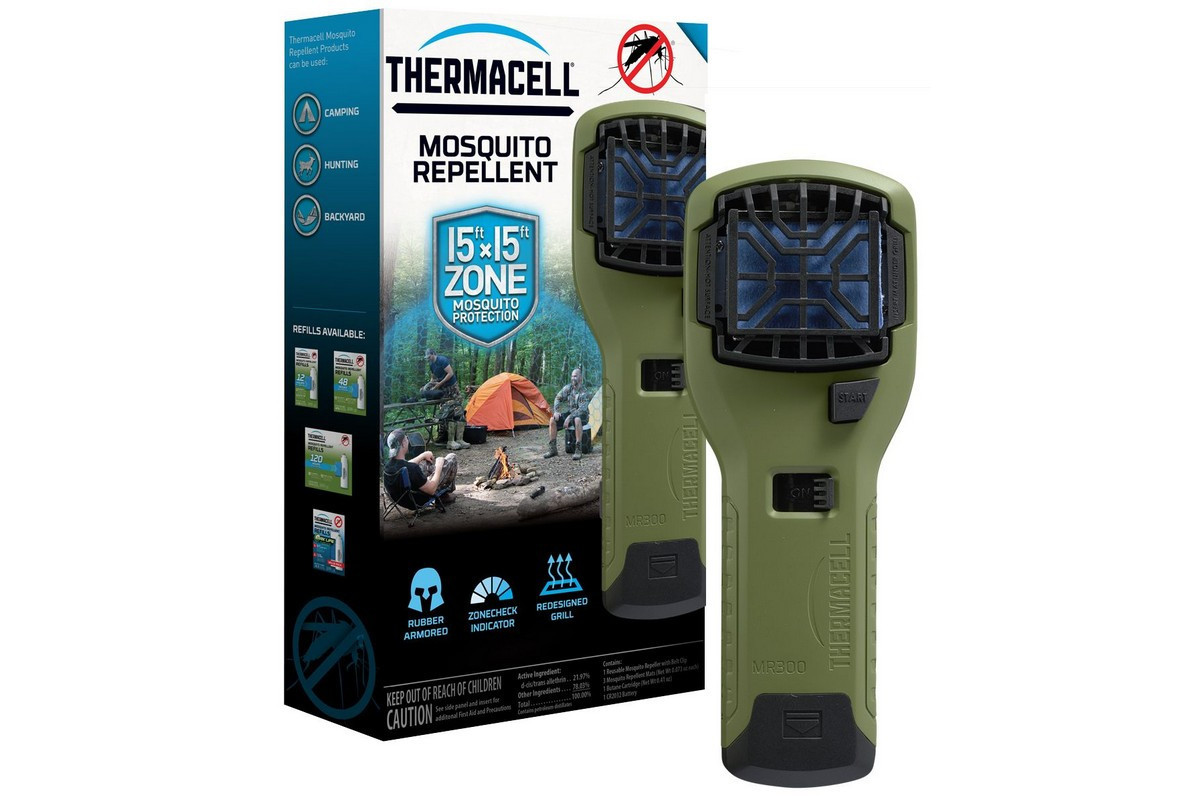 Пристрій від комарів Thermacell Portable Mosquito Repeller MR-300 к:olive MR-300G