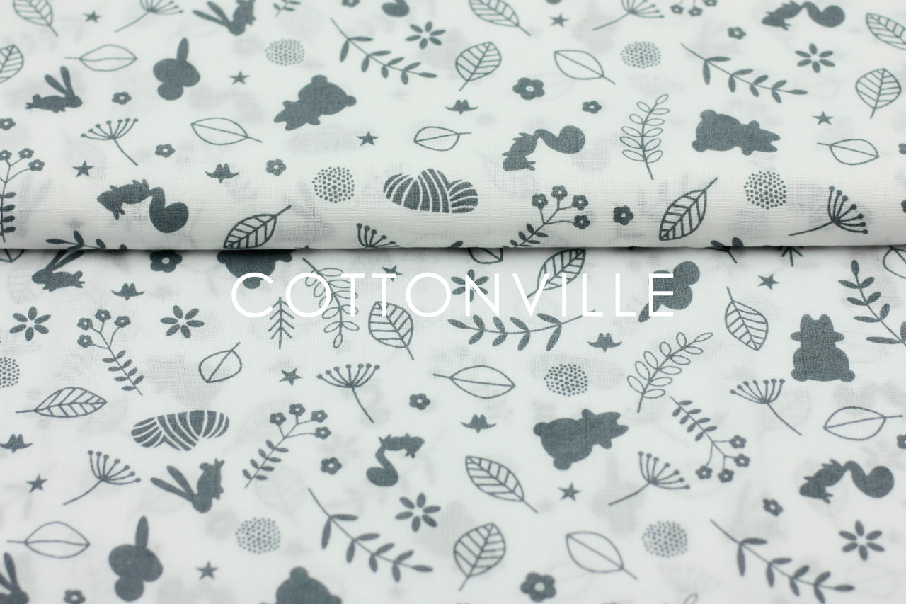 Муслін Зайчики, гілочки 160 см, фото 1