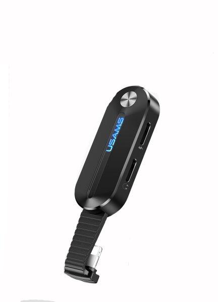 Перетворювач USAMS Dual Lightning Adapter with LED Light US-SJ357 AU10 2A, фото 1
